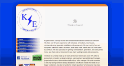 Desktop Screenshot of kaplanelectric.com